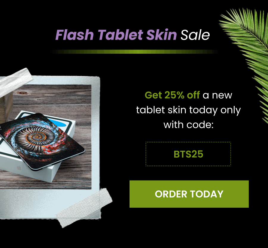 Flash Tablet Skin Sale 