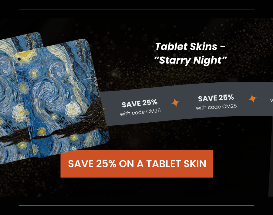 SAVE 25% ON A TABLET SKIN